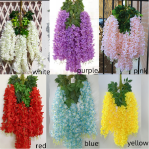 HF01 Hanging white flowers
