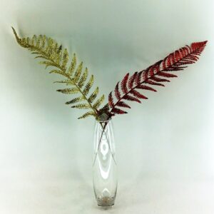 MC017 Glitter fern leaves