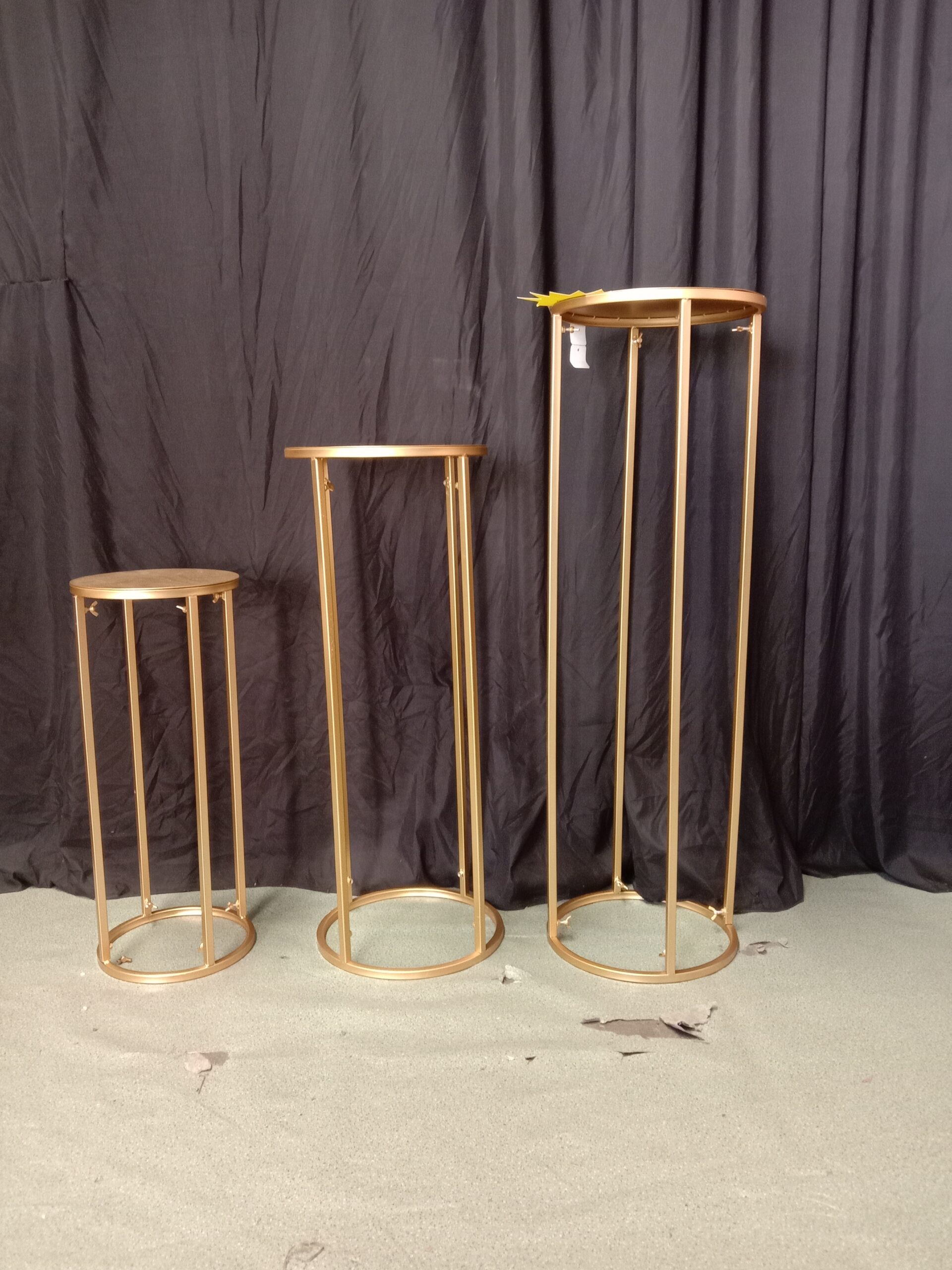 Stand Rond AI105 Round stands set of 3 sizes | X&L Flower House/Wedding and Event ...