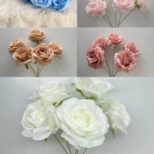 BS63 5 heads bunch of rose
